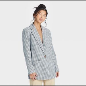 A New Day Plaid Blazer